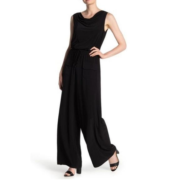 Vince Camuto Sleeveless Cowl Neck Jumpsuit - Picture 1 of 2